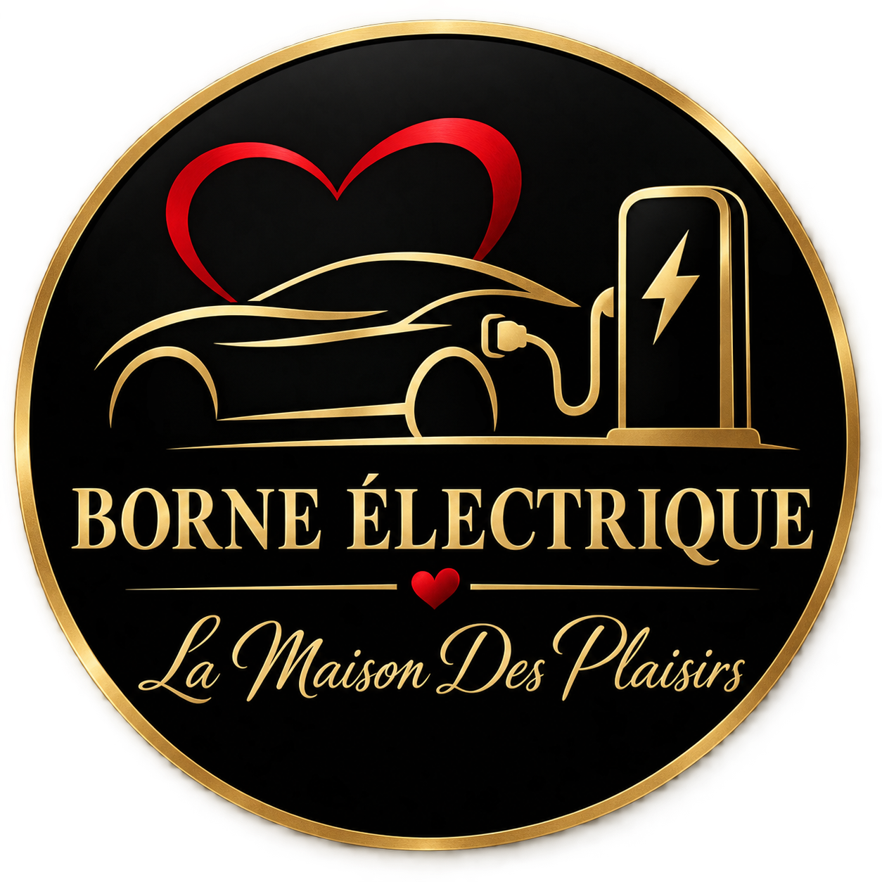 Borne de recharge électrique à La Maison des Plaisirs
